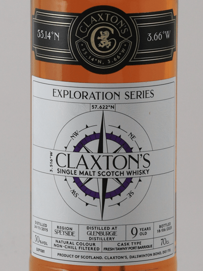 Claxton's Exploration Glenburgie 9 Year Old 2015 - Bottle Of Japan