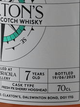 Load image into Gallery viewer, Claxton's Exploration Royal Brackla 7 Year Old 2018 - Bottle Of Japan