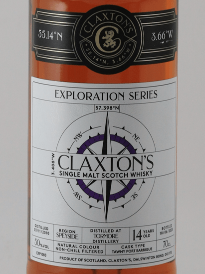 Claxton's Exploration Tormore 14 Year Old 2010 - Bottle Of Japan