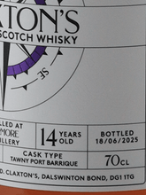 Load image into Gallery viewer, Claxton's Exploration Tormore 14 Year Old 2010 - Bottle Of Japan