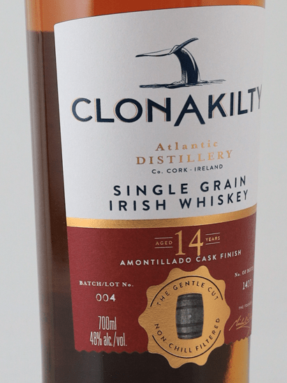 Clonakilty 14 Year Old Single Grain Amontillado Finish - Bottle Of Japan