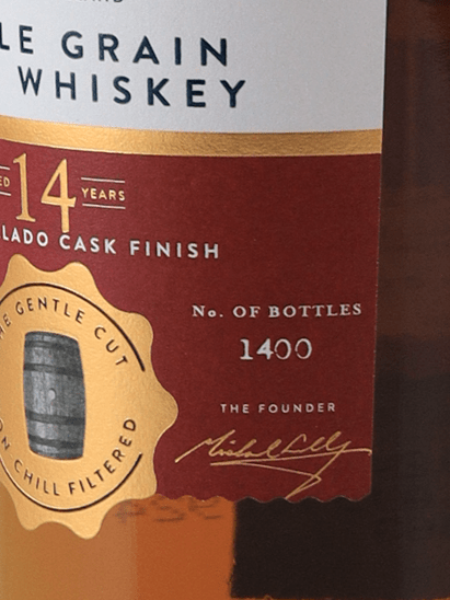Clonakilty 14 Year Old Single Grain Amontillado Finish - Bottle Of Japan