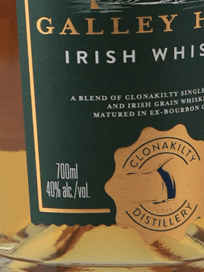 Clonakilty Galleon Head Bourbon Cask - Bottle Of Japan