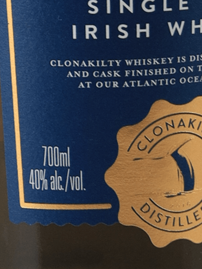 Clonakilty Galleon Head Single Malt - Bottle Of Japan