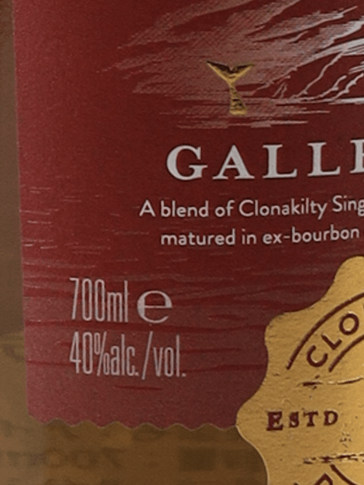 Clonakilty Galley Head Rum Cask - Bottle Of Japan