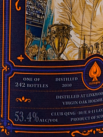 Club Chin Bottled Realities 4 Linkwood 15 Year Old 2010 - Bottle Of Japan