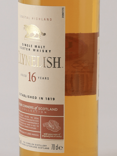 Clynelish 16 Year Old Four Corners of Scotland Collection - Bottle Of Japan