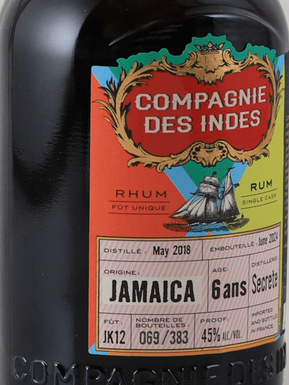 Compagnie des Indes Jamaica 6 Year Old 2018 - Bottle Of Japan