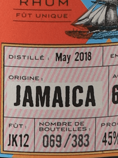 Compagnie des Indes Jamaica 6 Year Old 2018 - Bottle Of Japan