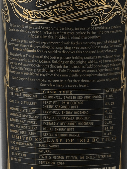 Compass Box Secrets of Smoke - Bottle Of Japan