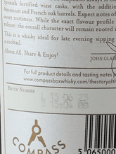 Load image into Gallery viewer, Compass Box Story of the Spaniard 2023 Release - Bottle Of Japan