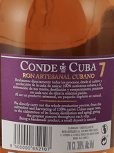 Load image into Gallery viewer, Conde de Cuba 7 Year Old - Bottle Of Japan