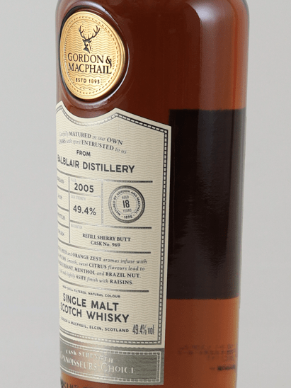 Connoisseur's Choice Cask Strength Balblair 18 Year Old 2005 - Bottle Of Japan