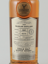 Load image into Gallery viewer, Connoisseur's Choice Cask Strength Balblair 27 Year Old 1997 for JIS - Bottle Of Japan