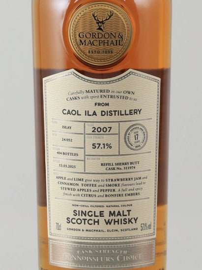 Connoisseur's Choice Cask Strength Caol Ila 17 Year Old 2007 - Bottle Of Japan