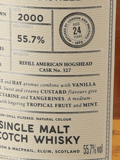 Connoisseur's Choice Cask Strength Glencadam 24 Year Old 2000 - Bottle Of Japan