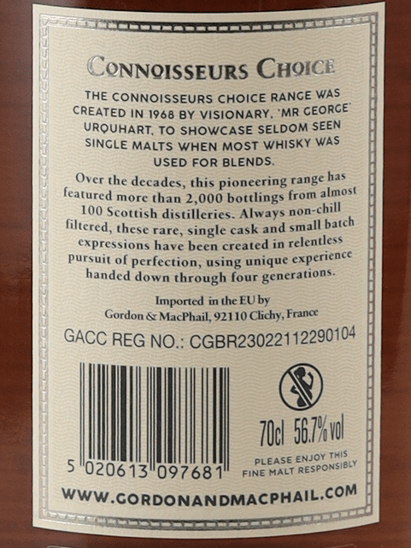 Connoisseur's Choice Cask Strength Glentauchers 29 Year Old 1995 - Bottle Of Japan
