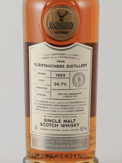 Connoisseur's Choice Cask Strength Glentauchers 29 Year Old 1995 - Bottle Of Japan