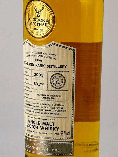 Connoisseur's Choice Cask Strength Highland Park 20 Year Old 2005 - Bottle Of Japan