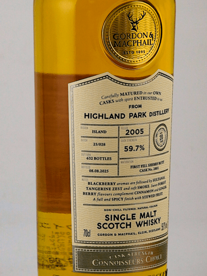 Connoisseur's Choice Cask Strength Highland Park 20 Year Old 2005 - Bottle Of Japan
