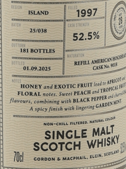 Connoisseur's Choice Cask Strength Jura 28 Year Old 1997 - Bottle Of Japan