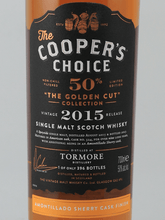 Load image into Gallery viewer, Cooper's Choice Golden Cut Collection Tormore 9 Year Old 2015 - Bottle Of Japan
