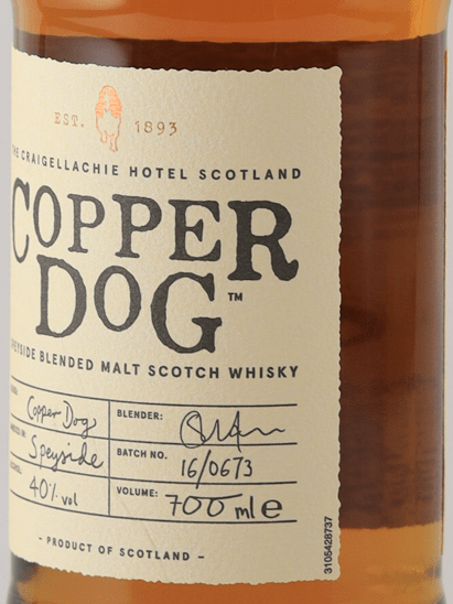 Copper Dog Blended - Bottle Of Japan