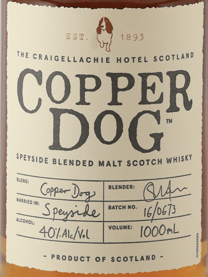 Copper Dog Blended - Bottle Of Japan