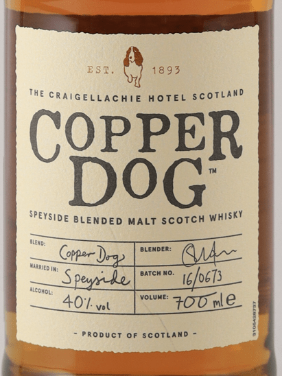 Copper Dog Blended - Bottle Of Japan