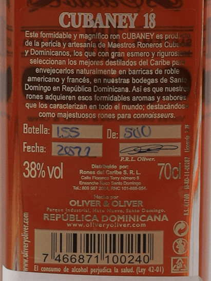 Cubaney 18 Year Old - Bottle Of Japan