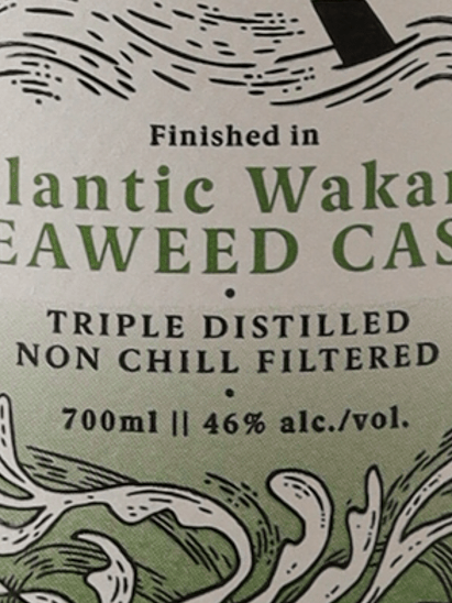 Currach Single Malt Wakame Cask - Bottle Of Japan
