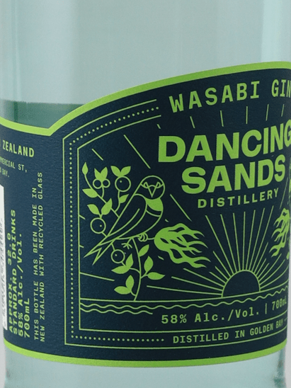 Dancing Sands Wasabi Gin - Bottle Of Japan