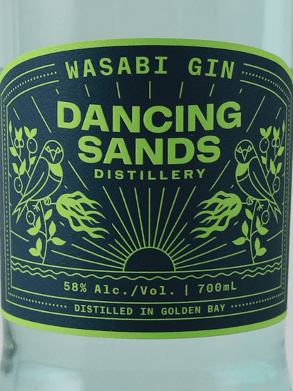 Dancing Sands Wasabi Gin - Bottle Of Japan