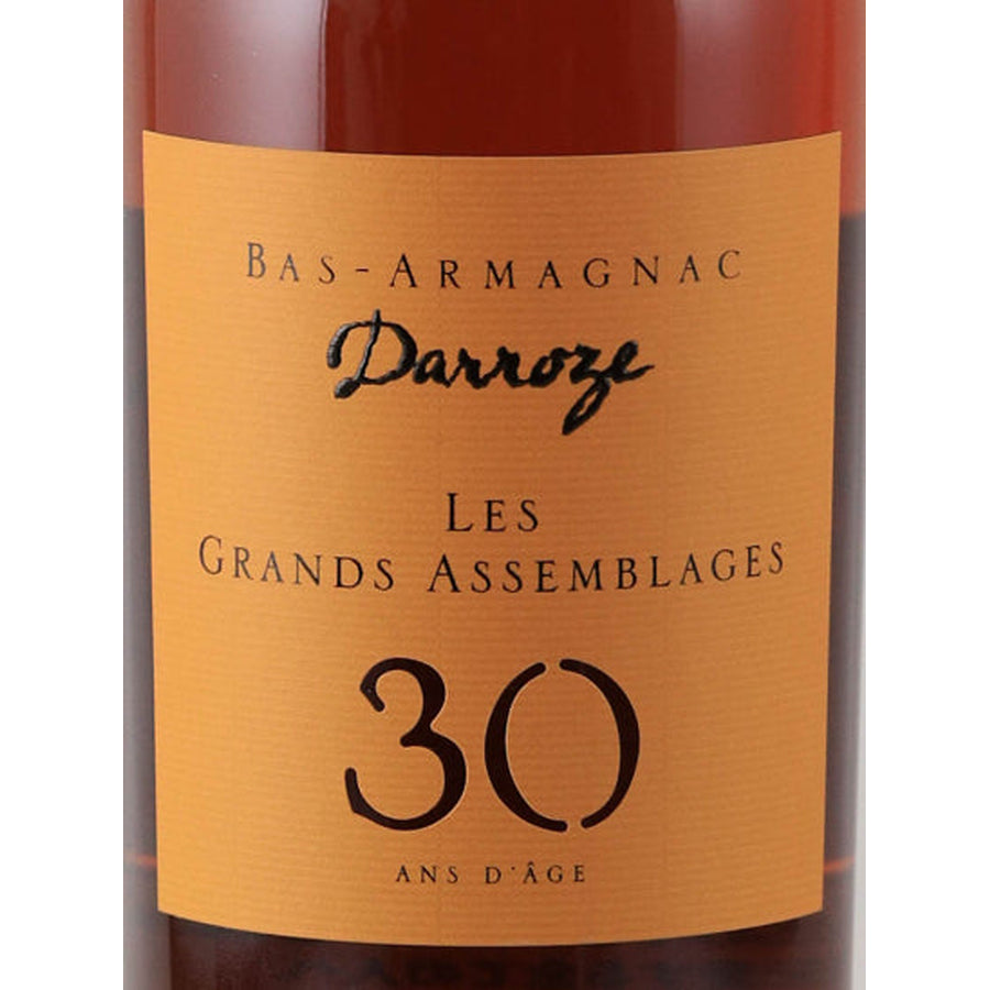 Darroze Les Grands Assemblages 30 Year Old Bas-Armagnac, 30 year age statement on the front label