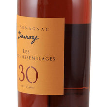 Load image into Gallery viewer, Darroze Les Grands Assemblages 30 Year Old Bas-Armagnac, right angle of the front label
