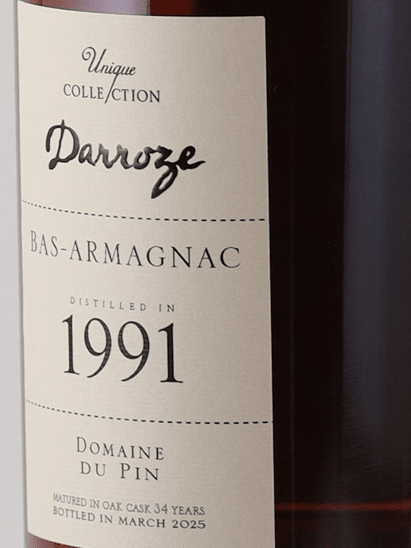 Darroze Pan 1991 - Bottle Of Japan