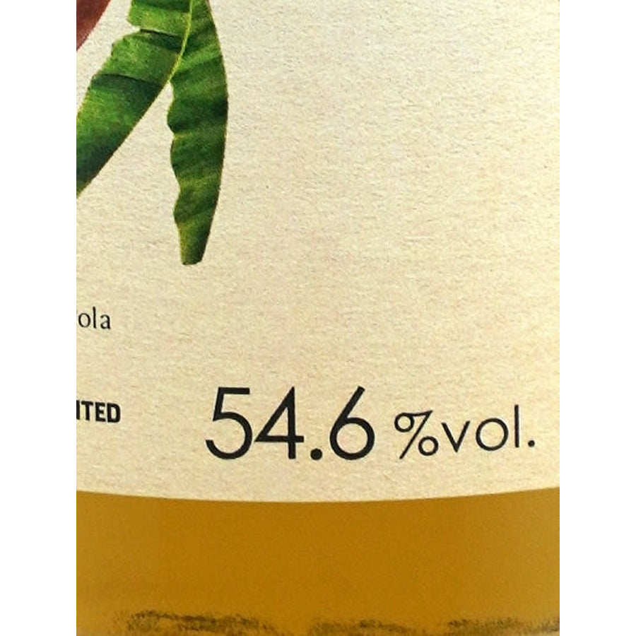Daydream Highland Park 18 Year Old 2003 whisky, label detail showing 54.6% ABV