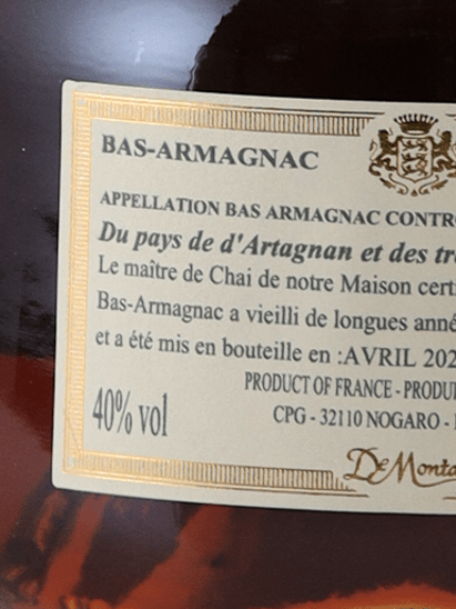 De Montal 1972/2024 700ml - Bottle Of Japan