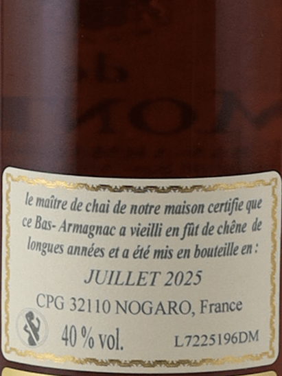 De Montal 1972/2025 200ml - Bottle Of Japan