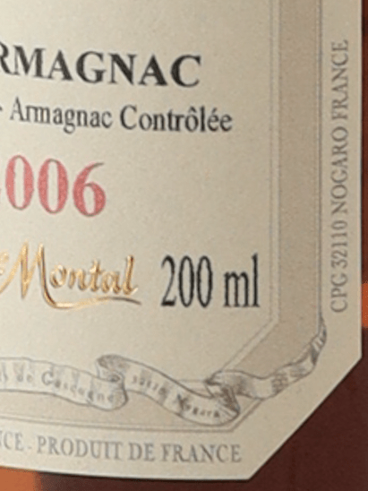 De Montal 2006/2021 200ml - Bottle Of Japan