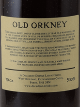 Load image into Gallery viewer, Decadant Drinks Old Orkney Malt 25 Year Old 1999 - Bottle Of Japan