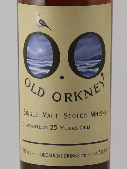 Decadant Drinks Old Orkney Malt 25 Year Old 1999 - Bottle Of Japan
