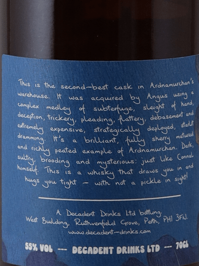 Decadant Drums Ardnamurchan 10 Year Old 2015 - Bottle Of Japan