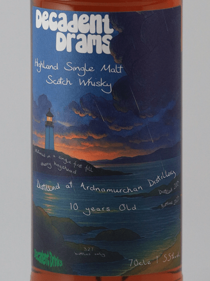 Decadant Drums Ardnamurchan 10 Year Old 2015 - Bottle Of Japan