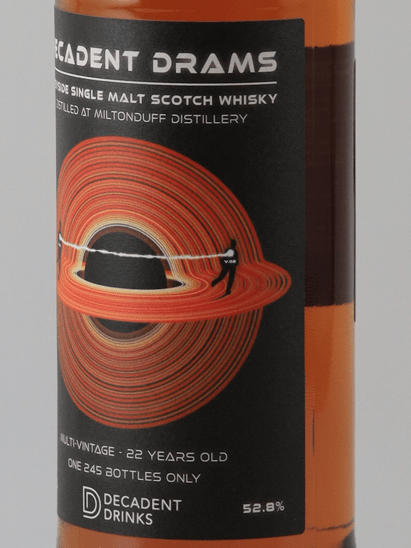 Decadant Drums Miltonduff 22 Year Old 1991/2002 - Bottle Of Japan