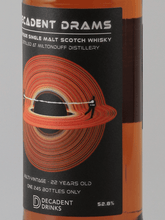 Load image into Gallery viewer, Decadant Drums Miltonduff 22 Year Old 1991/2002 - Bottle Of Japan
