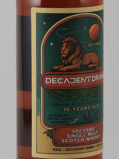 Decadent Drums Glen Moray 10 Year Old 2014 - Bottle Of Japan