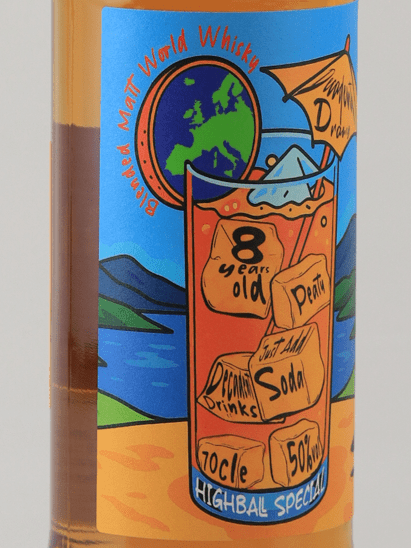 Decadent Drums World Peat Highball Premix 8 Year Old - Bottle Of Japan