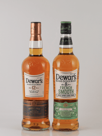 Dewar's 12 Year Old & French Smooth 8 Year Old 2 Bottle Set - Bottle Of Japan