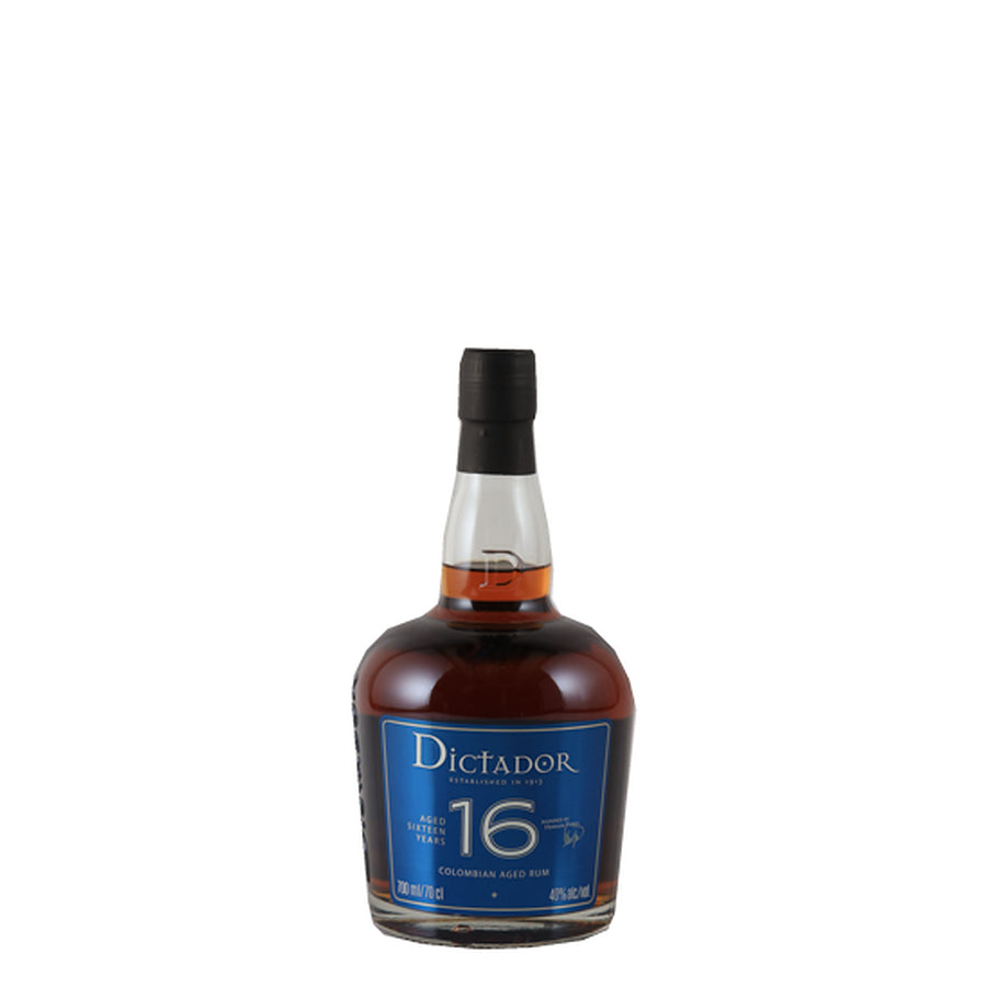 Dictador 16 Year Old Colombian rum 700ml - front bottle